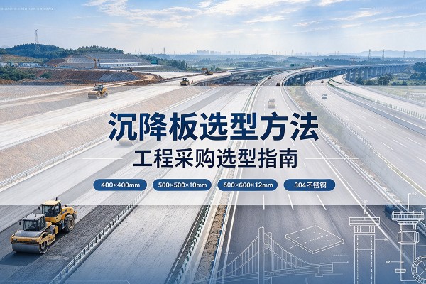 徐闻沉降板选择方法