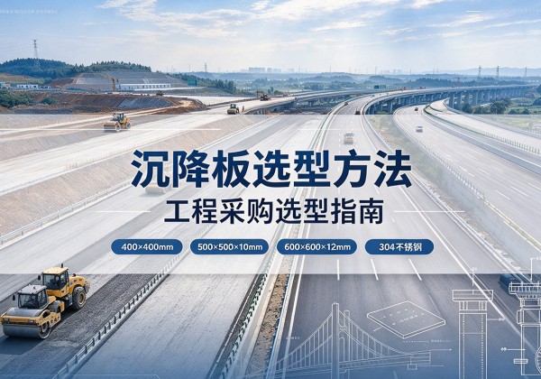 徐闻沉降板选择方法